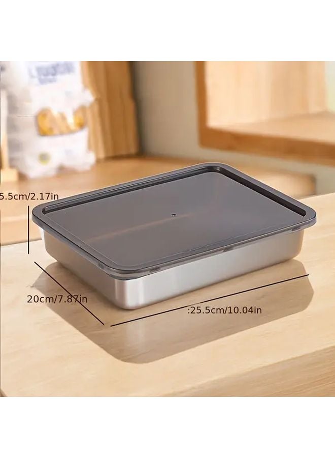 2 Sets Stainless Steel Food Storage Containers Leak Proof Microwave Freezer Safe - Image 3